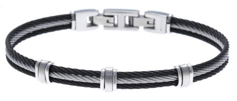 Bracelet acier - 3 cables...